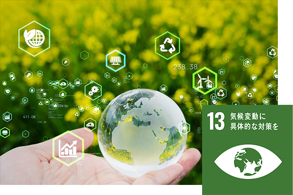 目標13　気候変動に具体的な対策を